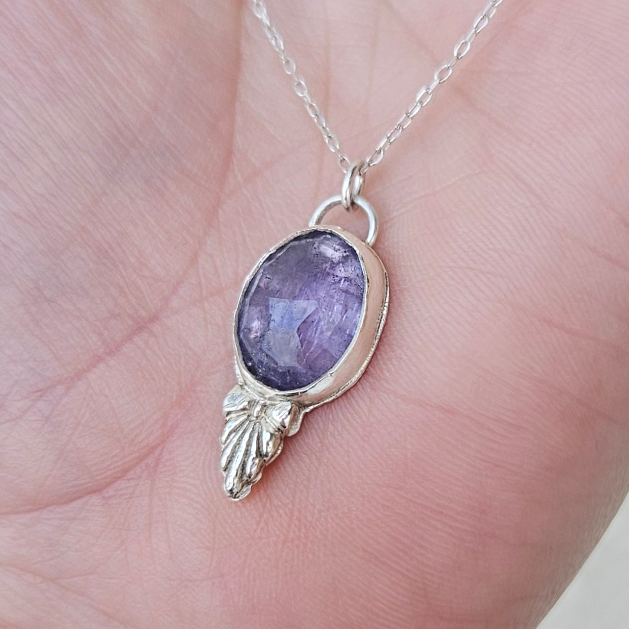 collier_pendentif_pierre_violette_argent_tanzanite