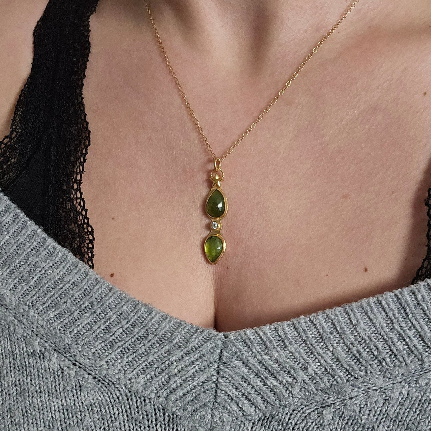 Vesuvianite Necklace