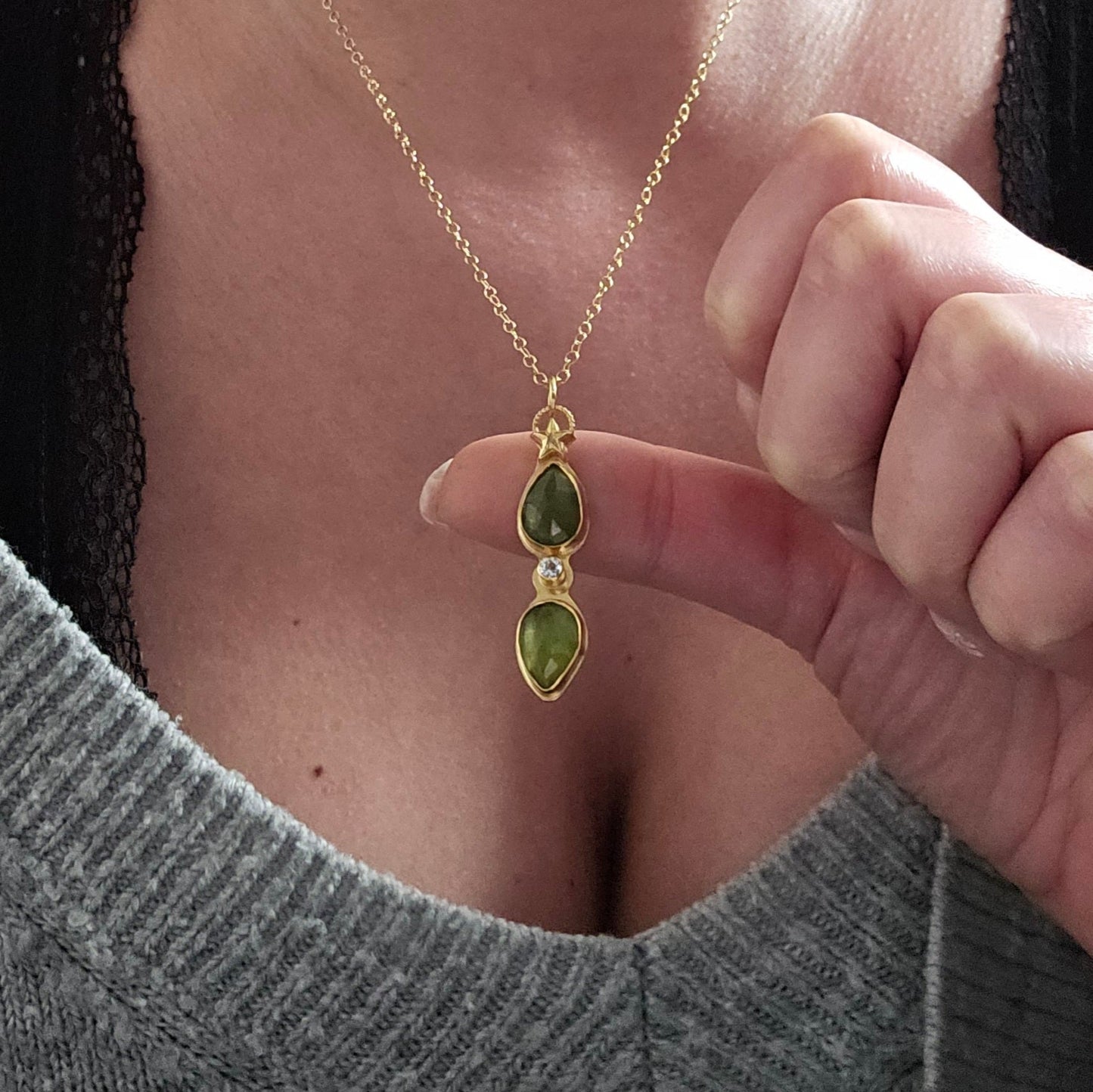 Vesuvianite Necklace